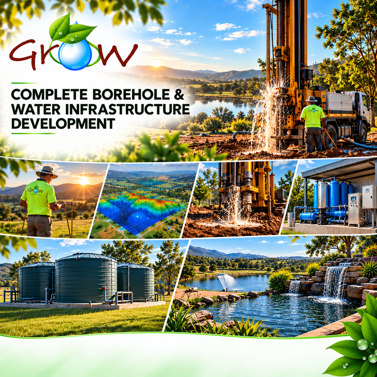 Complete Borehole and Water Infrastructure Development